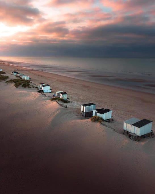 Duplex Calais Nord A 2 Pas De La Plage Exterior foto